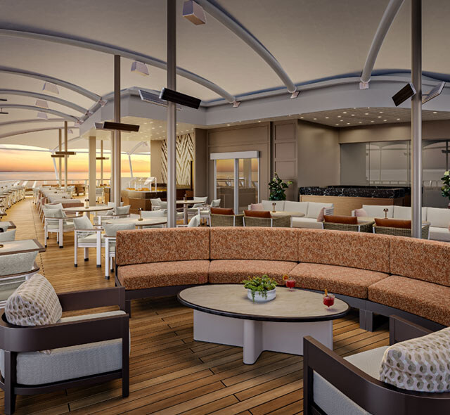 Regent Reveals Brand-New Dining Venue Solmar Terrace On Board Seven Seas Prestige™ - Regent Seven Seas Cruises